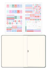 Matt Notebook 2025-2026 A5 Keten Akademik Ajanda 15x21 cm - 17 Aylık Yeşil