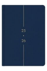 Matt Notebook 2025-2026 A5 Keten Akademik Ajanda 15x21 cm - 17 Aylık Lacivert