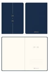 Matt Notebook 2025-2026 A5 Keten Akademik Ajanda 15x21 cm - 17 Aylık Lacivert