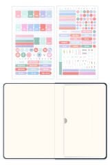 Matt Notebook 2025-2026 A5 Keten Akademik Ajanda 15x21 cm - 17 Aylık Lacivert