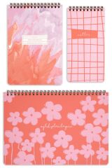 Matt Notebook 3’lü Spiralli Masaüstü Planlayıcı Set