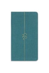 Matt Notebook 2026 Yılı Haftalık Keten Cep Ajandası 12 Aylık Koyu Yeşil