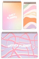 Matt Notebook 3’lü Spiralli Masaüstü Planlayıcı Set
