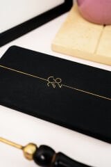 Matt Notebook 2026 Yılı Haftalık Keten Cep Ajandası 12 Aylık Siyah