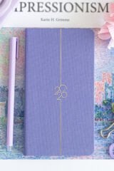 Matt Notebook 2026 Yılı Haftalık Keten Cep Ajandası 12 Aylık Lila