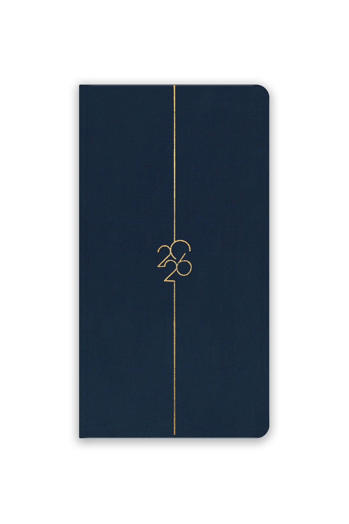 Matt Notebook 2026 Yılı Haftalık Keten Cep Ajandası 12 Aylık Lacivert