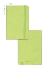 Matt Notebook 2026 Yılı Lastikli Günlük Cep Ajandası 12 Aylık Açık Yeşil