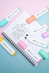 Matt Notebook 6'lı Highlighter Pastel Renk Fosforlu Kalem Seti