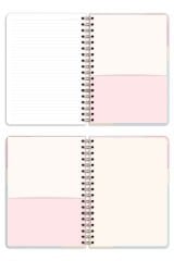 Matt Notebook 17x24 cm Lastikli Spiralli Sert Kapak Not Defteri Çizgili Gökkuşağı