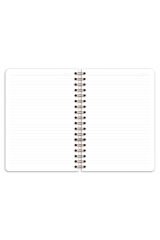 Matt Notebook 17x24 cm Lastikli Spiralli Sert Kapak Not Defteri Çizgili Gökkuşağı