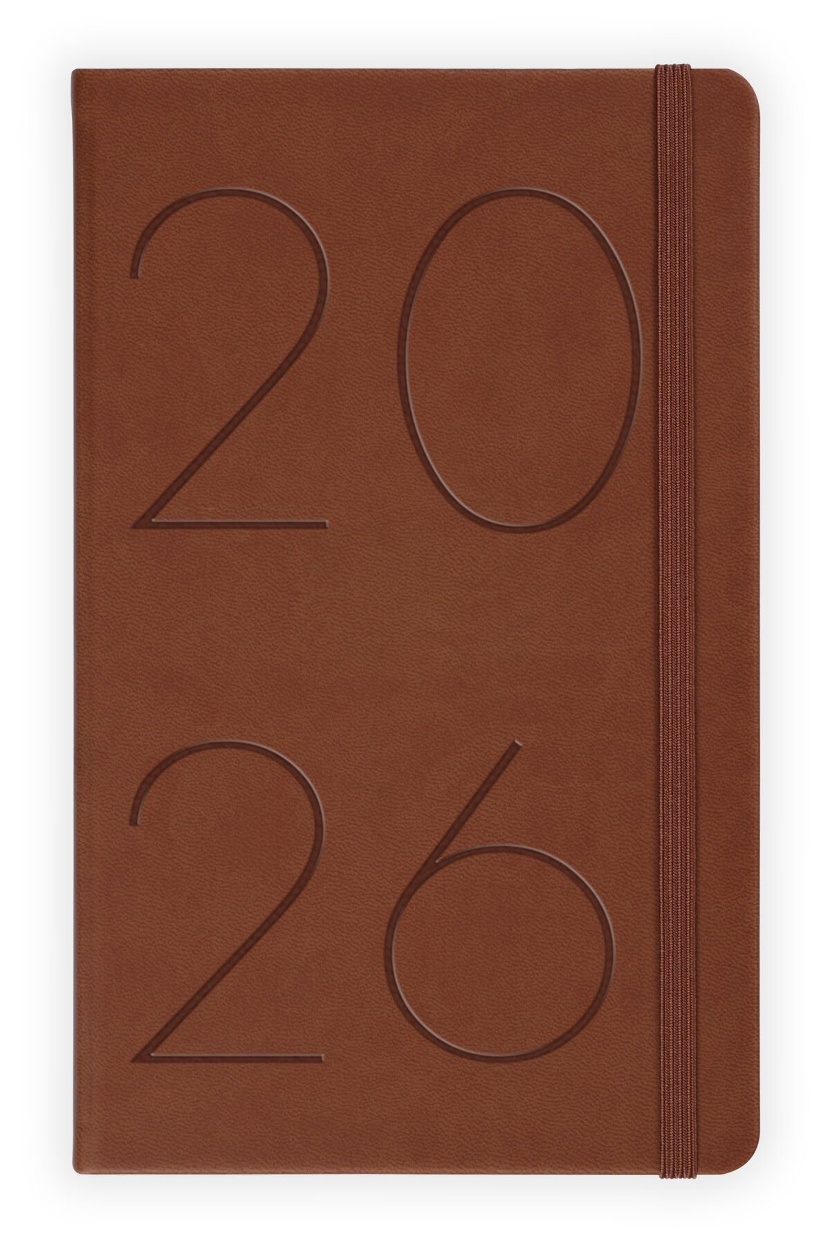 Matt Notebook 2026 Yılı 13x21 cm Günlük Ajanda Taba