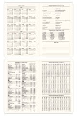 Matt Notebook 2026 Yılı 13x21 cm Günlük Ajanda Taba