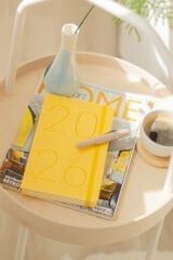 Matt Notebook 2026 Yılı 13x21 cm Günlük Ajanda Sarı