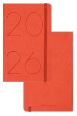 Matt Notebook 2026 Yılı 13x21 cm Günlük Ajanda Turuncu