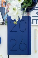 Matt Notebook 2026 Yılı 13x21 cm Günlük Ajanda Lacivert