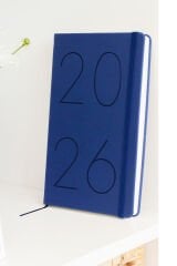 Matt Notebook 2026 Yılı 13x21 cm Günlük Ajanda Lacivert