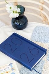 Matt Notebook 2026 Yılı 13x21 cm Günlük Ajanda Lacivert