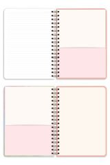Matt Notebook 17x24 cm Lastikli Spiralli Sert Kapak Not Defteri Çizgili Gökkuşağı