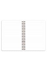 Matt Notebook 17x24 cm Lastikli Spiralli Sert Kapak Not Defteri Çizgili Gökkuşağı