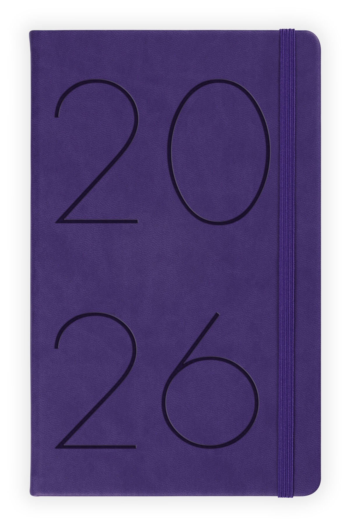 Matt Notebook 2026 Yılı 13x21 cm Günlük Ajanda Mor