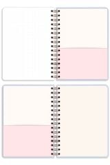 Matt Notebook A5 15x21 cm Spiralli Lastikli Noktalı Tarihsiz Not Defteri Arı