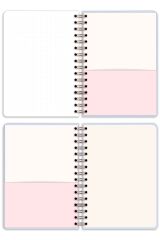 Matt Notebook A5 15x21 cm Spiralli Lastikli Noktalı Tarihsiz Not Defteri Arı
