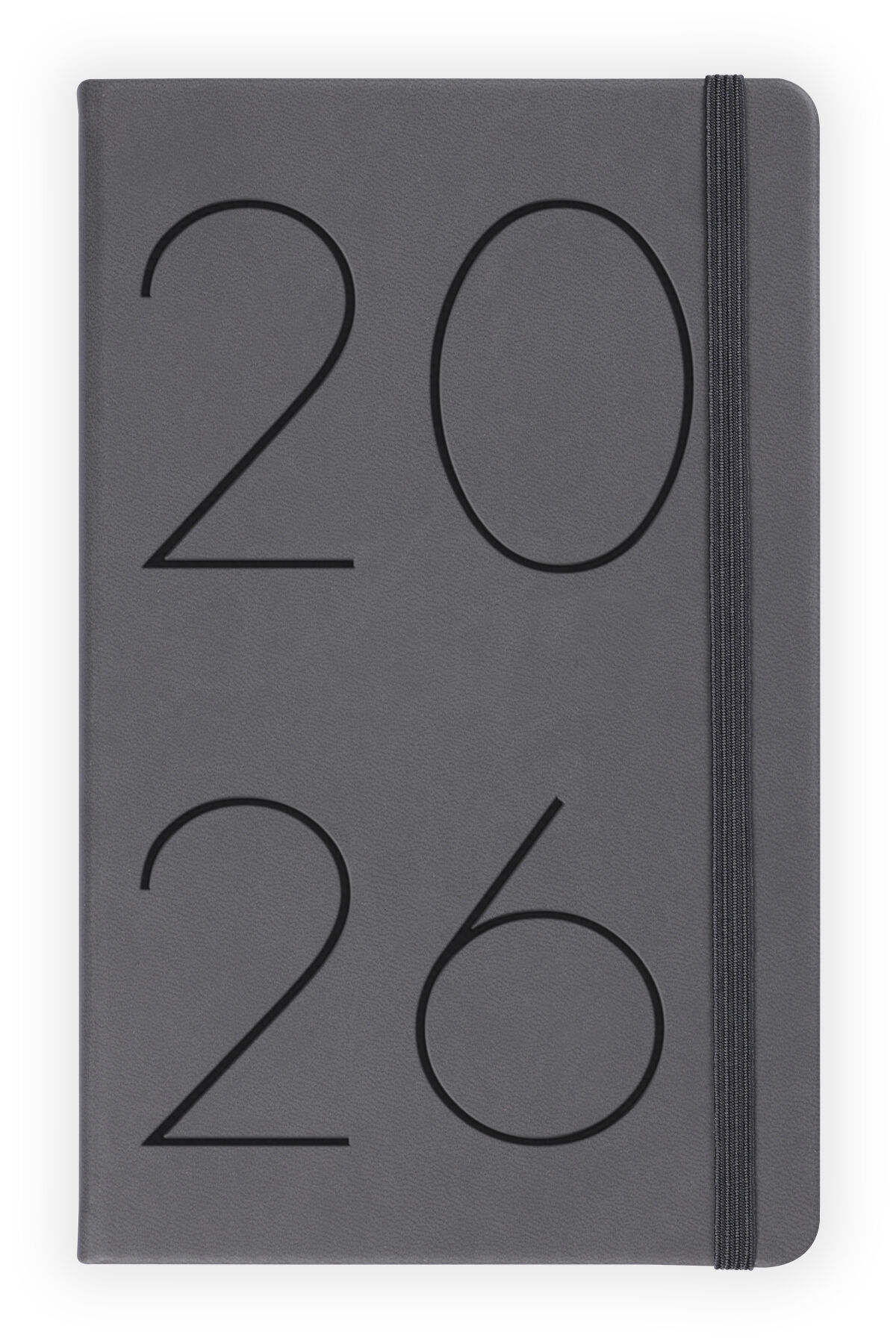 Matt Notebook 2026 Yılı 13x21 cm Günlük Ajanda Füme