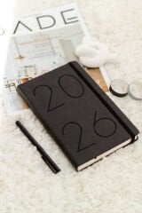 Matt Notebook 2026 Yılı 13x21 cm Günlük Ajanda Siyah