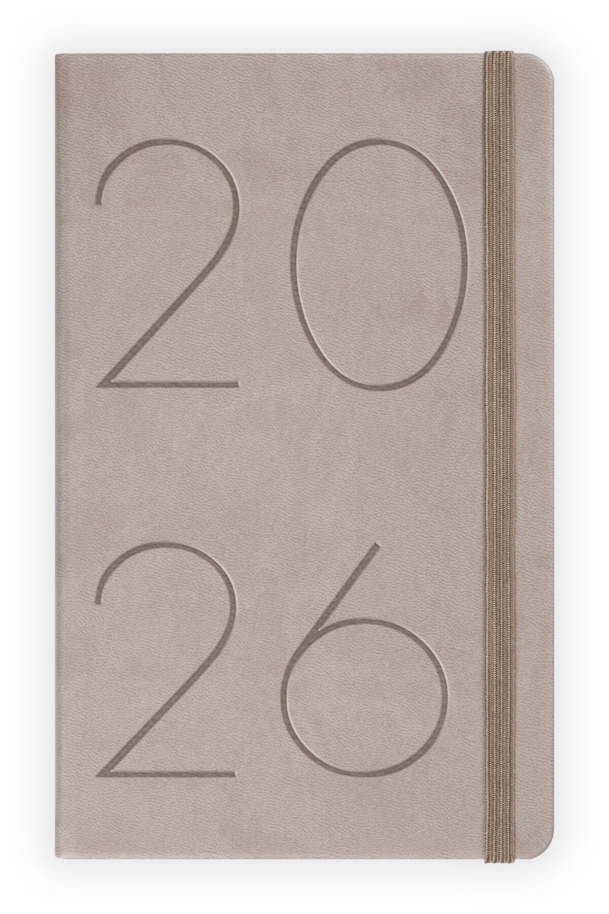 Matt Notebook 2026 Yılı 13x21 cm Günlük Ajanda Bej