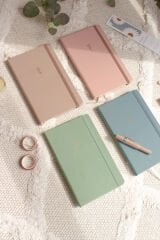 Matt Notebook 4’lü Tarihsiz Not Defter Seti Lastikli  – 2 Çizgili, 1 Çizgisiz, 1 Noktalı