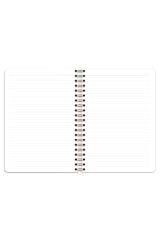 Matt Notebook 20x28 cm A4 Lastikli Spiralli Sert Kapak Not Defteri Çizgili