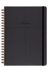 Matt Notebook 20x28 cm A4 Lastikli Spiralli Sert Kapak Not Defteri Kareli