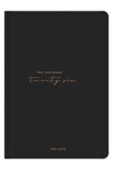 Matt Notebook 2026 Yılı A5 Tam Gün Ajanda 15x22 cm - 365 Gün Siyah