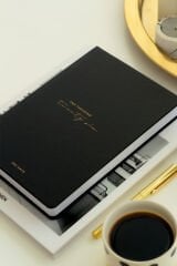 Matt Notebook 2026 Yılı A5 Tam Gün Ajanda 15x22 cm - 365 Gün Siyah