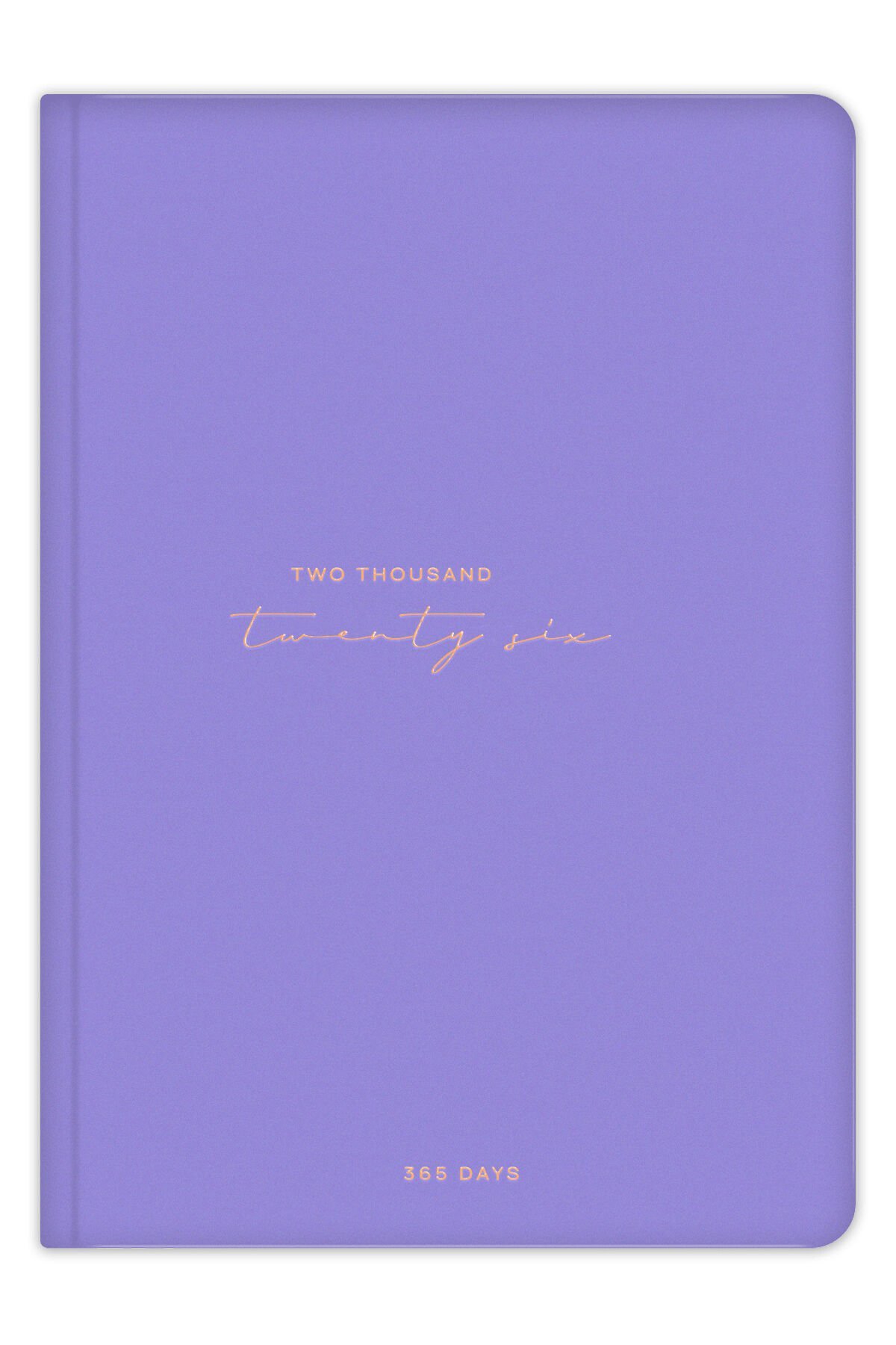 Matt Notebook 2026 Yılı A5 Tam Gün Ajanda 15x22 cm - 365 Gün Lila