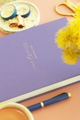 Matt Notebook 2026 Yılı A5 Tam Gün Ajanda 15x22 cm - 365 Gün Lila