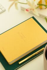 Matt Notebook 2026 Yılı A5 Tam Gün Ajanda 15x22 cm - 365 Gün Sarı