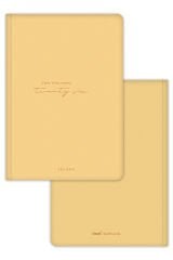 Matt Notebook 2026 Yılı A5 Tam Gün Ajanda 15x22 cm - 365 Gün Sarı