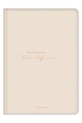 Matt Notebook 2026 Yılı A5 Tam Gün Ajanda 15x22 cm - 365 Gün Bej