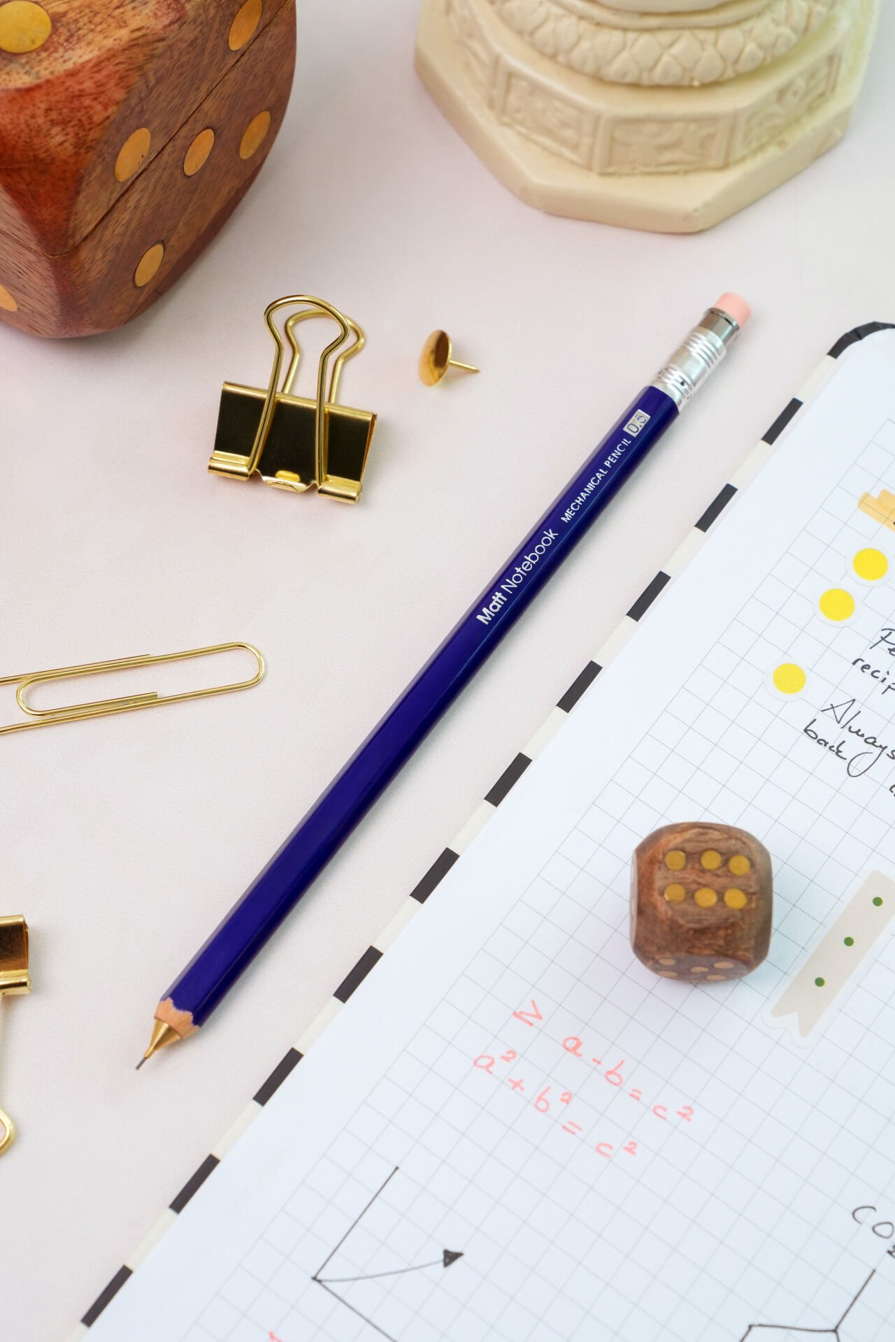 Matt Notebook Premium Ahşap Gövdeli Versatil Uçlu Kalem 0.5 mm Lacivert