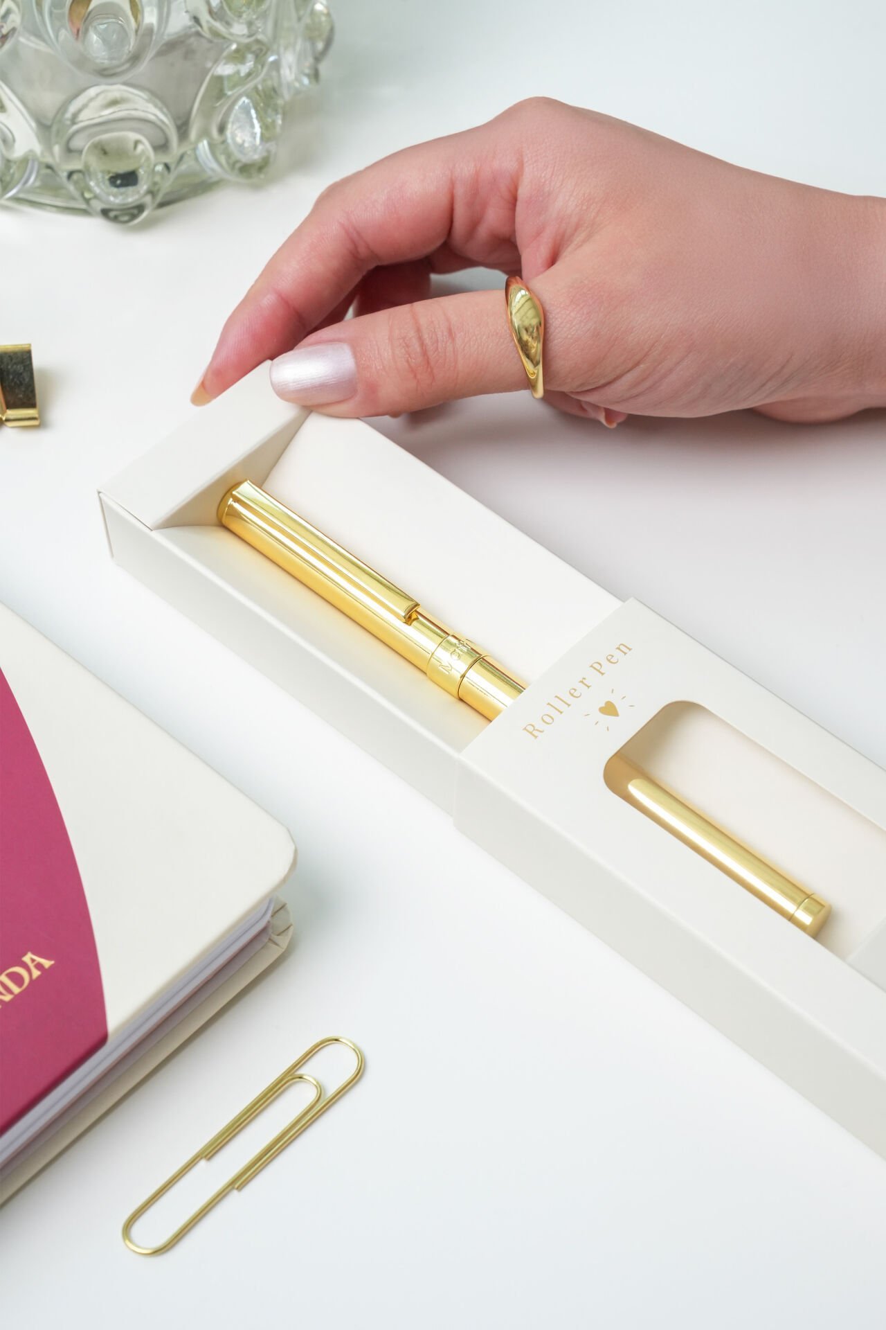 Matt Notebook Premium Roller Kalem Gold RP25