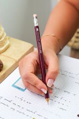 Matt Notebook Premium Ahşap Gövdeli Versatil Uçlu Kalem 0.5 mm Bordo