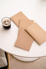 Matt Notebook A5 4'lü Defter Set Çizgili Terzi Dikiş Kraft Geri Dönüşümlü