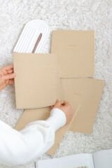 Matt Notebook 18x24'cm 4'lü Defter Set Kareli Terzi Dikiş Kraft Geri Dönüşümlü
