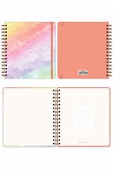 Matt Notebook Süresiz Planlayıcı Kare Ajanda Gökkuşağı
