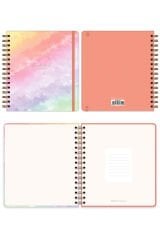 Matt Notebook Süresiz Planlayıcı Kare Ajanda Gökkuşağı