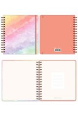 Matt Notebook Süresiz Planlayıcı Kare Ajanda Gökkuşağı