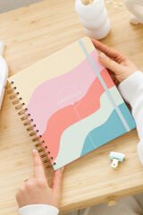 Matt Notebook Süresiz Planlayıcı Kare Ajanda