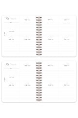 Matt Notebook Süresiz Planlayıcı Kare Ajanda