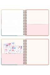 Matt Notebook Süresiz Planlayıcı Kare Ajanda